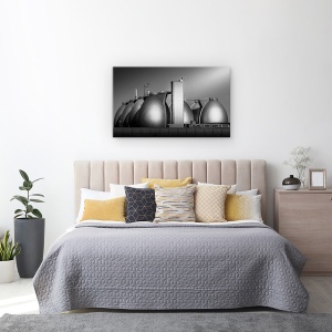 Tablou canvas - Oua, Arhitectura, Industrie, Industrial, Siloz, Silozuri, 50 x 80 cm - Img 3