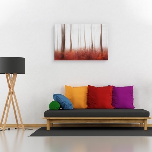 Tablou canvas - Paduri Fara Sfarsit, Padure, Padure, Peisaj, Pomi, Copac, Frunze, 60 x 90 cm - Img 2