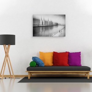 Tablou canvas - Palatul De Justitie, Paris, Franta, Sena, Rau, 40 x 60 cm - Img 2