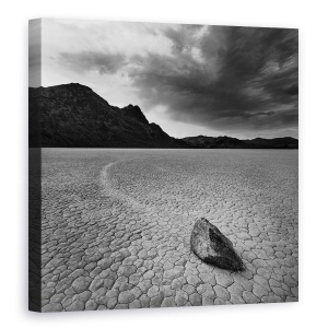 Tablou canvas - Pista De Curse, Stanca, Piatra, Valea Mortii, 60 x 60 cm