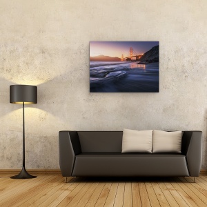 Tablou canvas - Plaja De Aur, Statele Unite Ale Americii, Pod, Arhitectura, Reper, Golf, 75 x 100 cm - Img 3