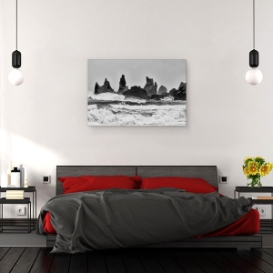 Tablou canvas - Plaja Furtunoasa, Islanda, Val, Deal, 60 x 90 cm - Img 3