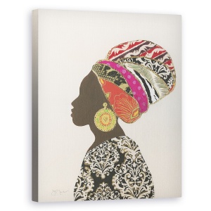 Tablou canvas - Portret Femeie Africana 2, 50 x 70 cm