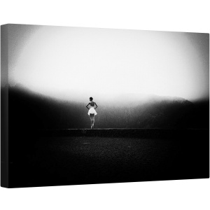 Tablou canvas - Portret, Graunte, Granulat, Alb-Negru, Balet, Balerina, 80 x 120 cm