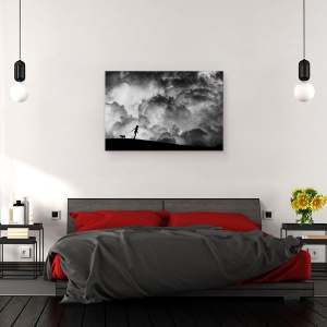 Tablou canvas - Preludiu Pentru Vis, Cer, Stare De Spirit, Emotie, Nori, Peisaj, 40 x 60 cm - Img 3
