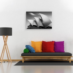 Tablou canvas - Profilul Operei Din Sidney, Australia, Sala De Concerte, 80 x 120 cm - Img 2