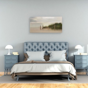 Tablou canvas - Pui De Pasare, Mare, Cer, Apa, Zori De Zi, Panorama, 50 x 100 cm - Img 3