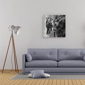Tablou canvas - Recviem Pentru Un Vis, Sarut, Dragoste, Cuplu, Pereche, 90 x 90 cm - Img 2