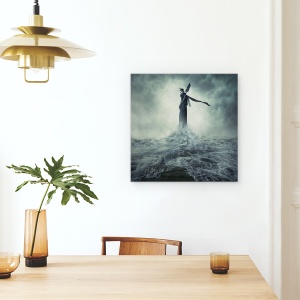 Tablou canvas - Regina Intunericului, Apa, Mare, Ocean, Marina, 90 x 90 cm - Img 4