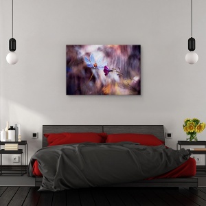 Tablou canvas - Rendez vous, Flori, Dragoste, Pereche, Romantism, 60 x 90 cm - Img 3