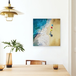Tablou canvas - Salutare, Vara, Sarbatori, Vacanta, Vara, Statiune, 60 x 60 cm - Img 4