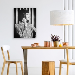 Tablou canvas - Sambata., Femeie, Portret, Retro, Atitudine, Eleganta, 75 x 100 cm - Img 4