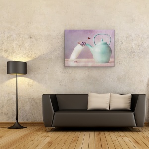 Tablou Canvas - Snoozy, Sobolan, Rozatoare, Ceainic, 60 x 80 cm - Img 2