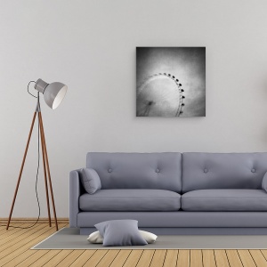 Tablou canvas - Spinning Round, Roata, Marea Britanie, Londra, Roata, Textura, 60 x 60 cm - Img 2