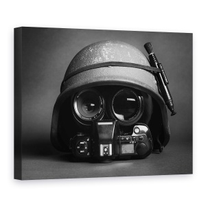 Tablou canvas - Stai La Rece, Casca, Lentile, Geros, Razboinic, 75 x 100 cm