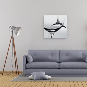 Tablou canvas - Sticla, Abstract, Doua, Bucatarie, Natura Moarta, 90 x 90 cm - Img 2