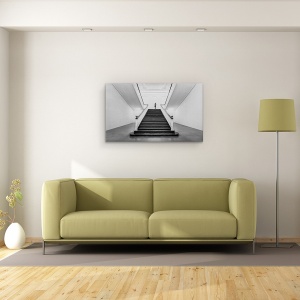 Tablou canvas - Tabakalera, Trepte, Scara, Arhitectura, Scari, 50 x 80 cm - Img 2