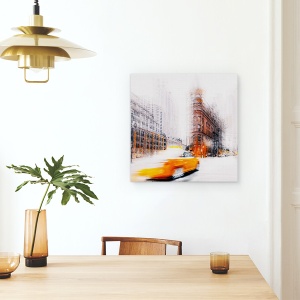 Tablou canvas - Taxi, Toronto, Cladire, Strada, Abstract, 60 x 60 cm - Img 4