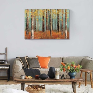 Tablou Canvas - Toamna, Padure, 80 x 120 cm - Img 2