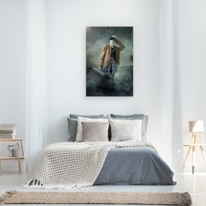 Tablou canvas - Toate Bagajele Mele Sunt Impachetate, Sunt Gata De Plecare, 40 x 60 cm - Img 3