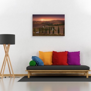 Tablou canvas - Toscana, Peisaj, Italia, Toscana, Chiparos, Chiparosi, 40 x 60 cm - Img 2