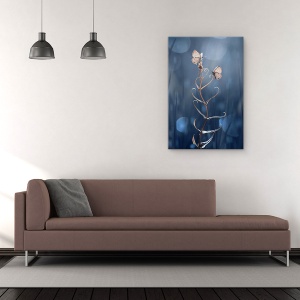 Tablou Canvas - Tu si Cu Mine, Fluture, Duo, Couple, Macro, Garden, 60 x 90 cm - Img 2