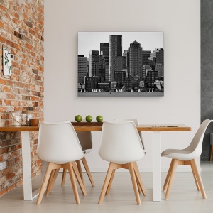 Tablou canvas - Turnuri, Arhitectura, Peisaj Urban, Oras, Zgarie Nor, 75 x 100 cm - Img 4