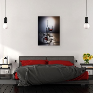 Tablou canvas - Uita De, Sticla, Vin, Bea, Accident, 60 x 80 cm - Img 3