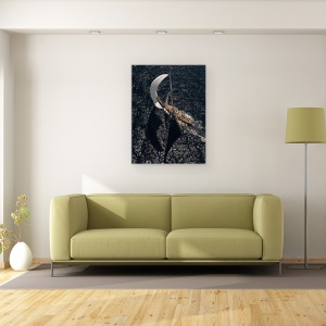 Tablou canvas - Umbre Si Lumini, Peisaj, Iaht, Navigare, Cursa, Aeriana, 50 x 70 cm - Img 2