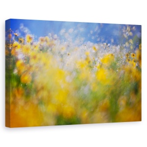Tablou canvas Monet cu flori de vară, 40x60 cm