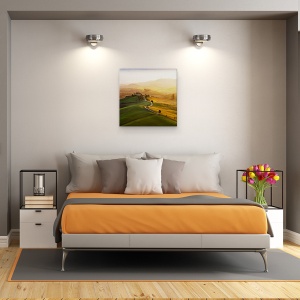 Tablou canvas - Val D'Orcia, Toscana, Italia, Pienza, 60 x 60 cm - Img 3