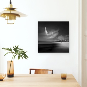 Tablou canvas - Vedere La Malul Marii, Mare, Tarm, Plaja, Vacanta, Sarbatori, 60 x 60 cm - Img 4