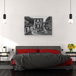 Tablou canvas - Viata La Tara, Rural, Strada, Franta, Sat, 40 x 60 cm - Img 3