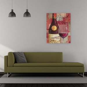 Tablou canvas - Vin abstract I, 40 x 50 cm - Img 4