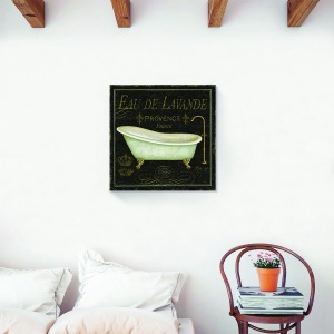 Tablou canvas vintage baie 60x60 cm