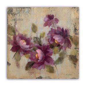 Tablou Canvas - Vintage, Floral, Mov, 60 x 60 cm