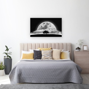 Tablou canvas - Vis, Editare Creativa, Editat, Fantezie, Vis, Ireal, 50 x 80 cm - Img 3