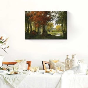 Tablou Canvas - Working In The Forest, 60 x 90 cm - Img 2