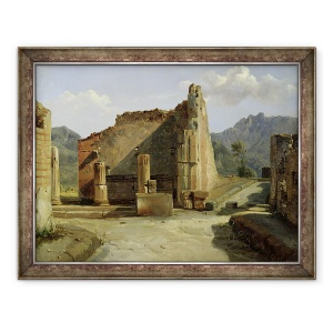 Tablou inramat - Achille Etna Michallon - Forumul Pompei, 60 x 80 cm