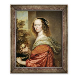 Tablou inramat - Adriaen Hanneman - Portret De O Femeie, 70 x 85 cm