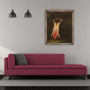 Tablou inramat - Adriaen Jansz. van Ostade - Porc jupuit, 50 x 60 cm - Img 2