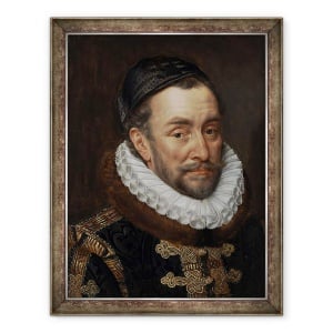 Tablou inramat - Adriaen Thomasz Key - William I, Print de Oranje, 60 x 80 cm