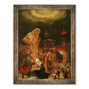 Tablou inramat - Albrecht Altdorfer - Nasterea lui Hristos I, 70 x 90 cm