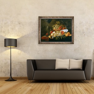 Tablou inramat - Alexander Coosemans - Viata statica a fructelor, 70 x 90 cm - Img 2
