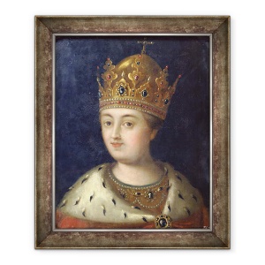 Tablou inramat - Alexei Petrovich Antropov - Portretul Regentului Sophia, 70 x 85 cm