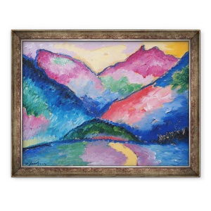 Tablou inramat - Alexej von Jawlensky - Valea Oy, 70 x 90 cm
