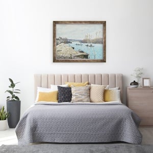 Tablou inramat - Alfred Sisley - Sena la Port-Marly, gramezi de nisip, 60 x 80 cm - Img 3