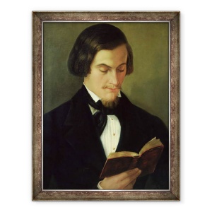 Tablou inramat - Amalia Keller - Portretul poetului Heinrich Heine 1797-1856 1842, 70 x 90 cm