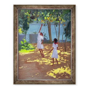 Tablou inramat - Andrew Macara - Atingerea pentru portocale, Bentota, Sri Lanka, 60 x 80 cm
