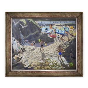 Tablou inramat - Andrew Macara - Cascada, Plaja Porthmeor, St Ives, 50 x 60 cm